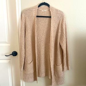 P&Rose - Tan/Cream Cardigan - Size M/L